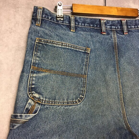 Craftsman Mens Carpenter Blue Jeans size 38x30 Stretch Denim Pants - Picture 8 of 14